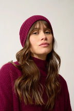 4-Ply Beanie - Ember - Bordeaux