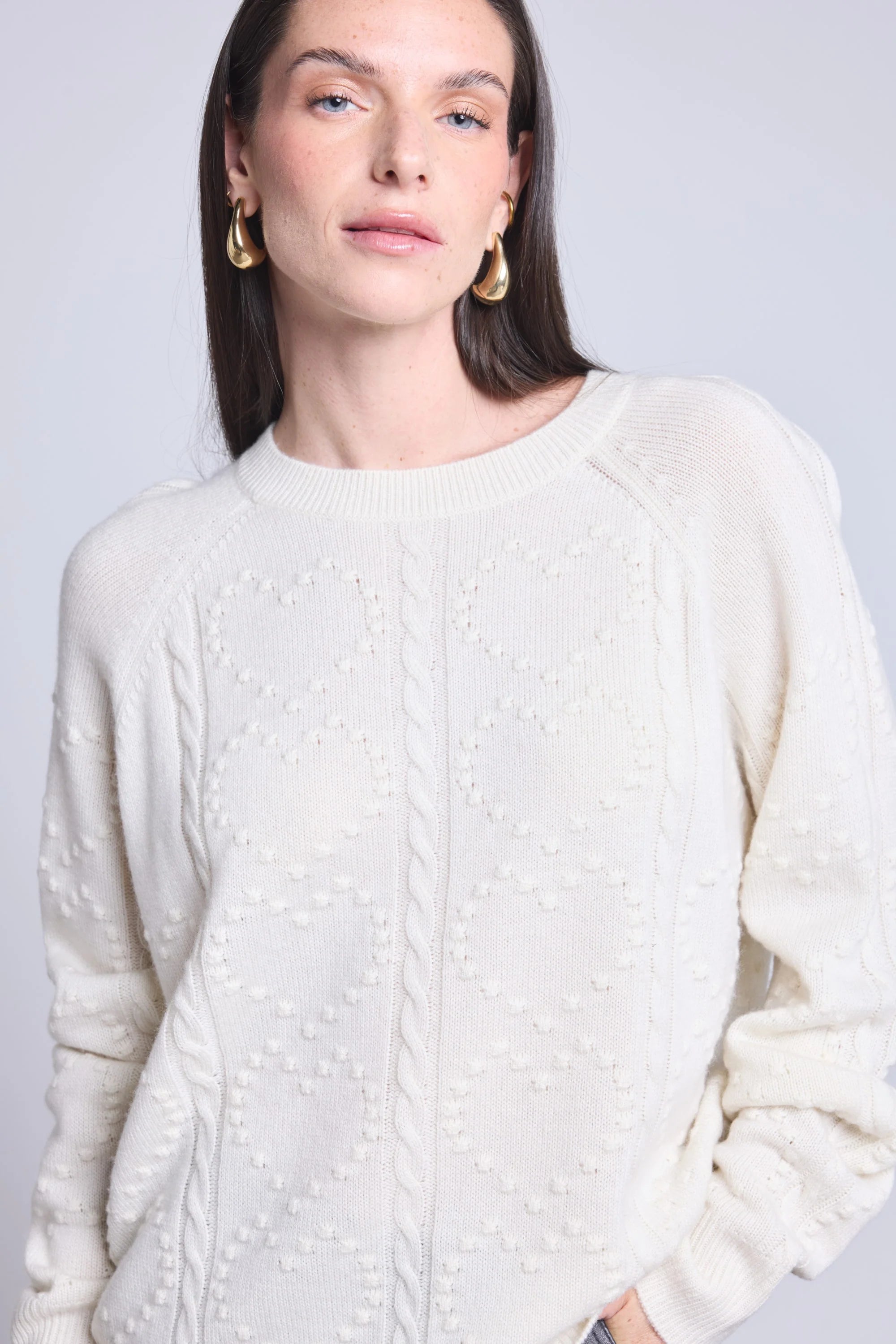 Jersey All Over Heart Emy - Blanco - Mujer
