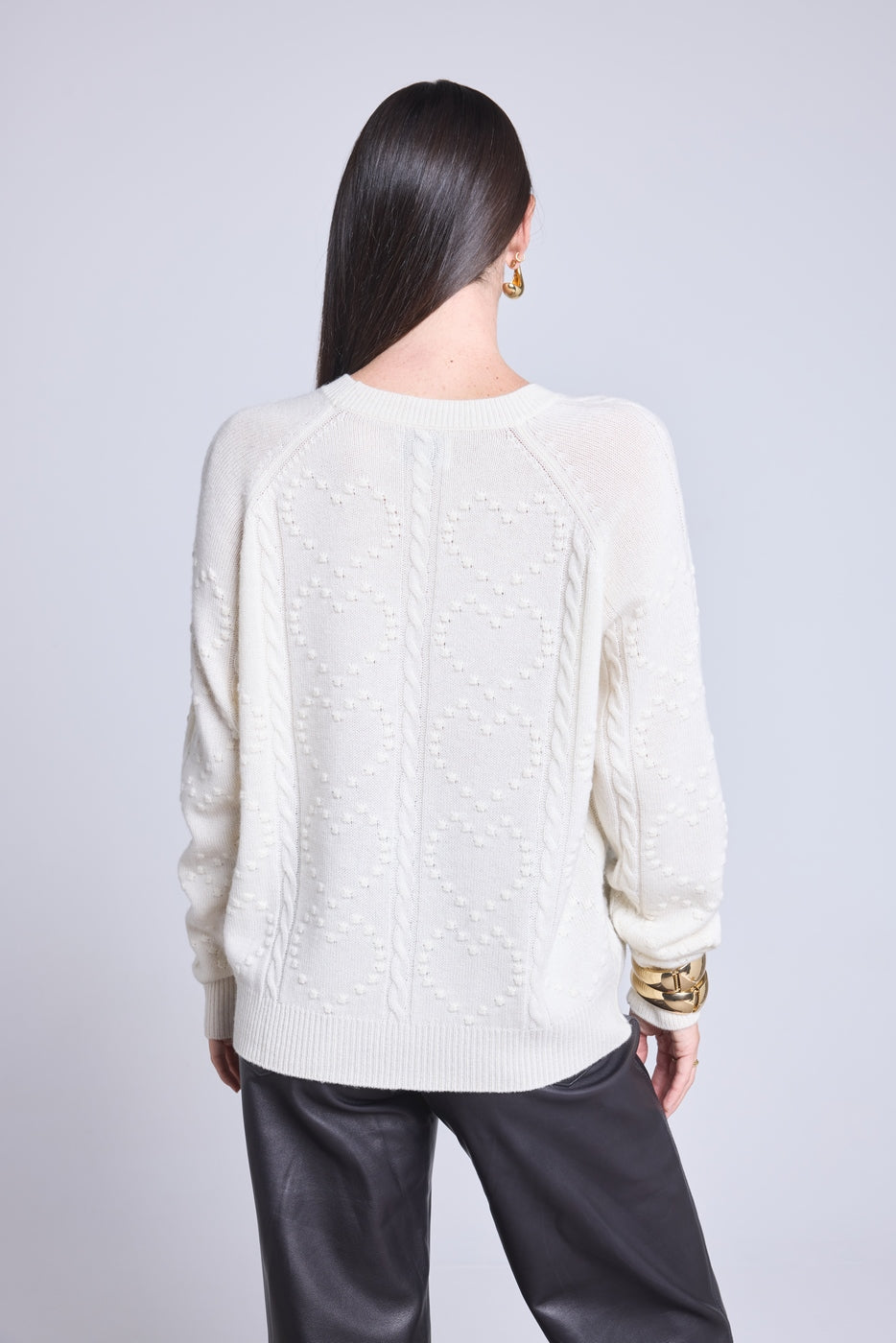 Jersey All Over Heart Emy - Blanco - Mujer