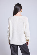Jersey All Over Heart Emy - Blanco - Mujer