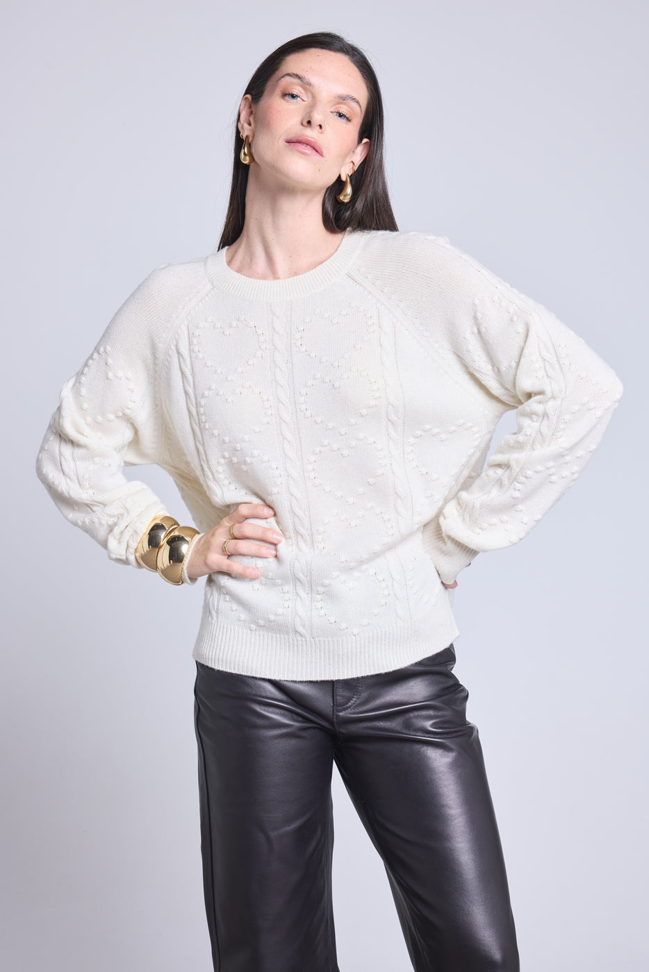 Jersey All Over Heart Emy - Blanco - Mujer