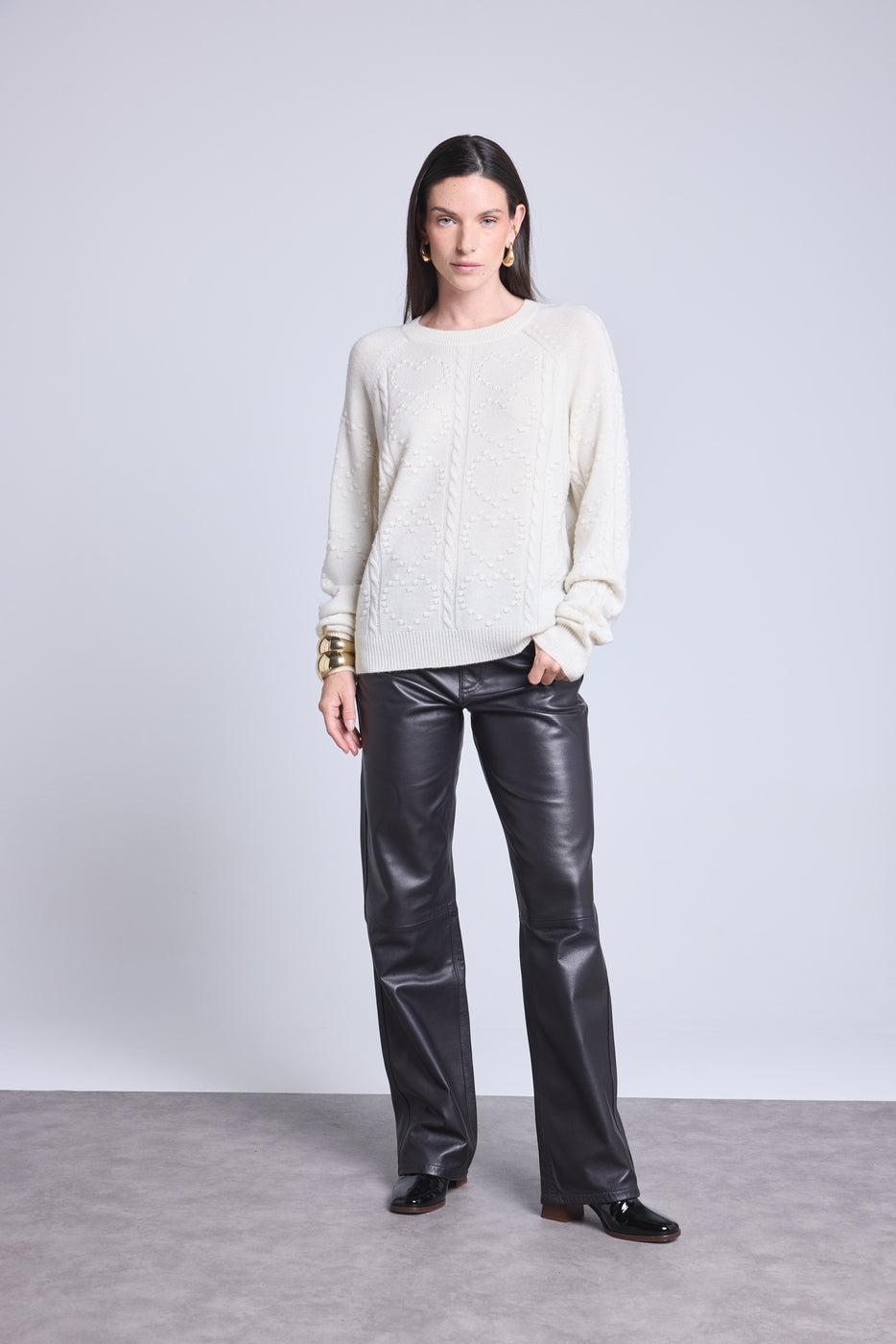 Jersey All Over Heart Emy - Blanco - Mujer