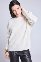 Jersey All Over Heart Emy - Blanco - Mujer