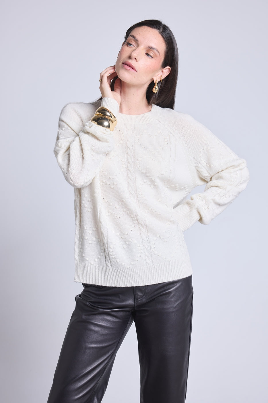 Jersey All Over Heart Emy - Blanco - Mujer