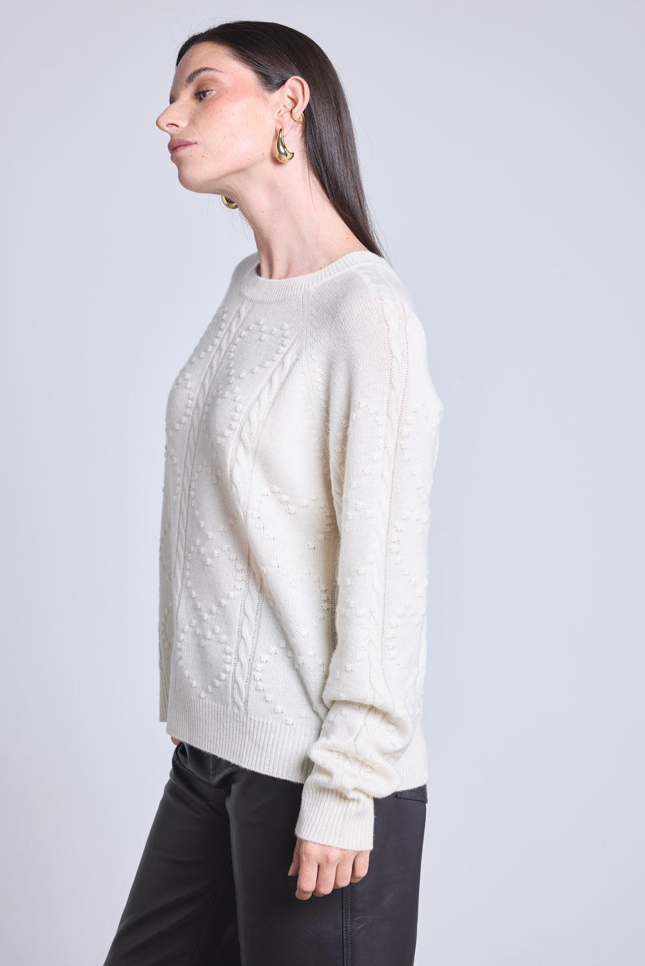 Jersey All Over Heart Emy - Blanco - Mujer