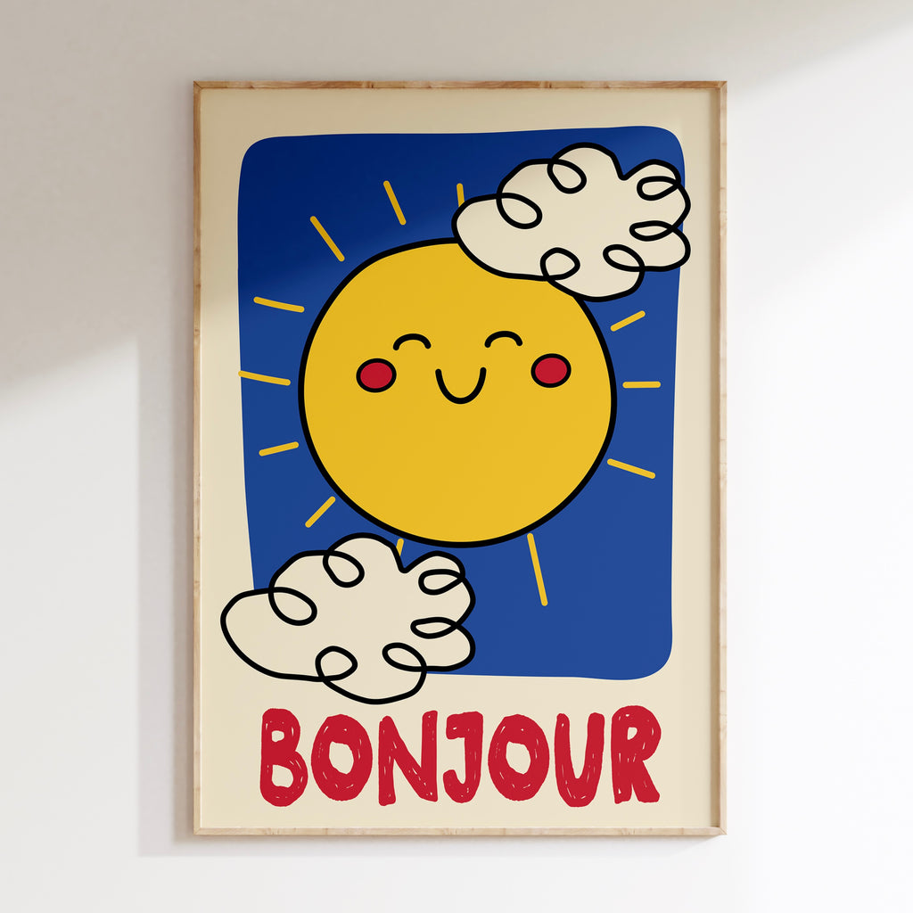 Bonjour - Multicolore
