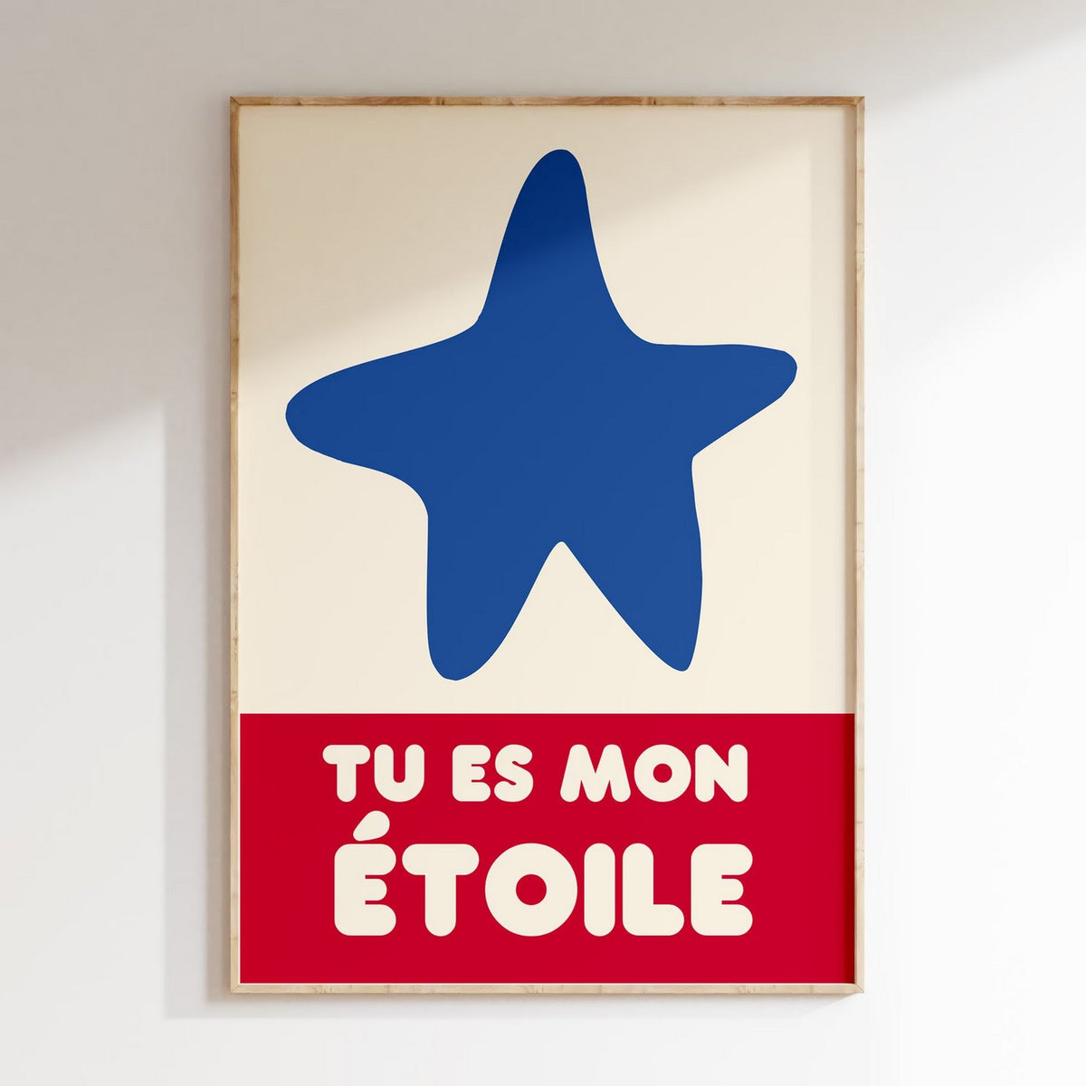 Kids - Affiche Kids Tu Es Mon Etoile - Bleu