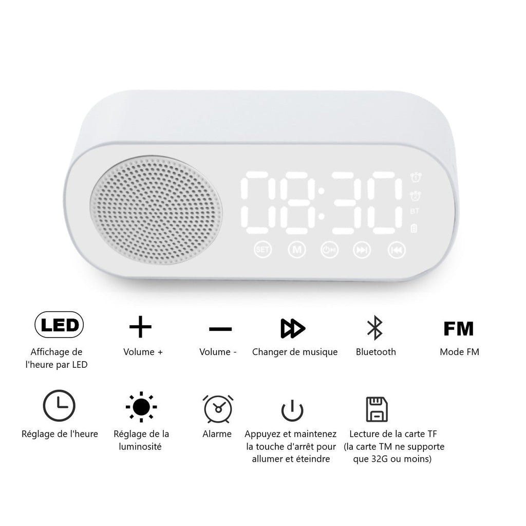 Enceinte Reveil Bluetooth