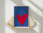 Kids - Affiche Heart - Bleu