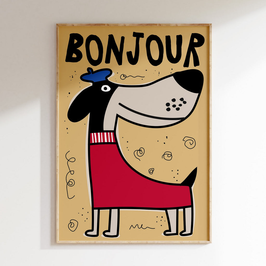 Kids - Affiche Kids Bonjour - Multi