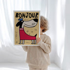Kids - Affiche Kids Bonjour - Multi
