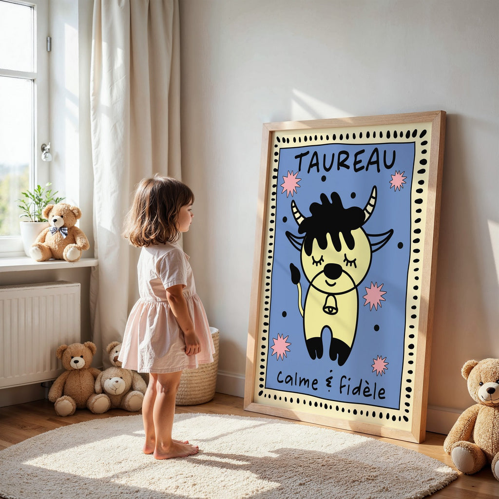 Kids - Affiche Kids Taureau - Multi