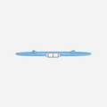 Bracelet Lettres Plaqué Argent Enfant - Bleu Ciel