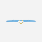 Pulsera Letras Doradas - Niño - Azul Cielo
