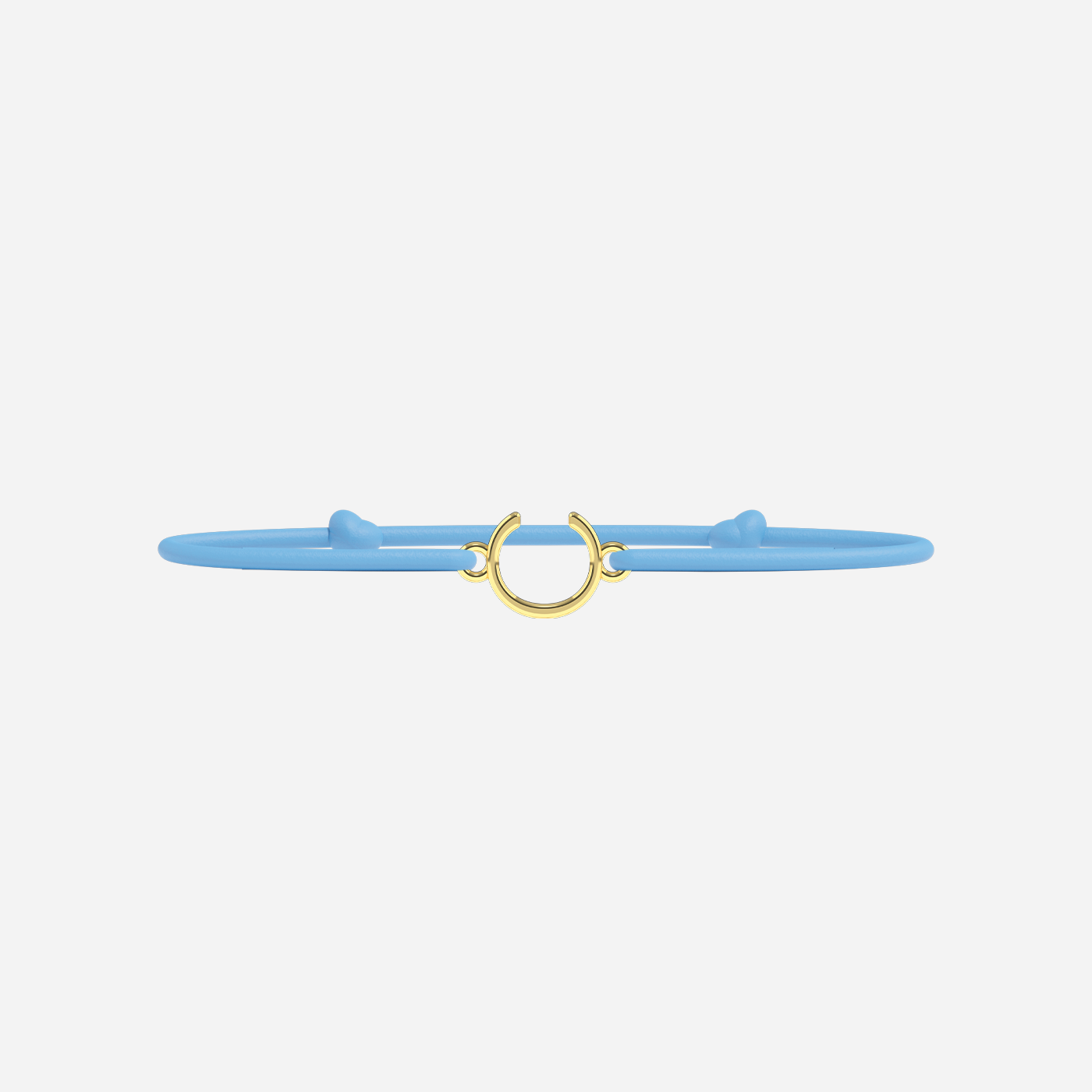 Pulsera Letras Doradas - Niño - Azul Cielo