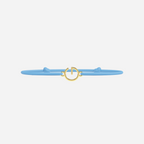 Pulsera Letras Doradas - Niño - Azul Cielo