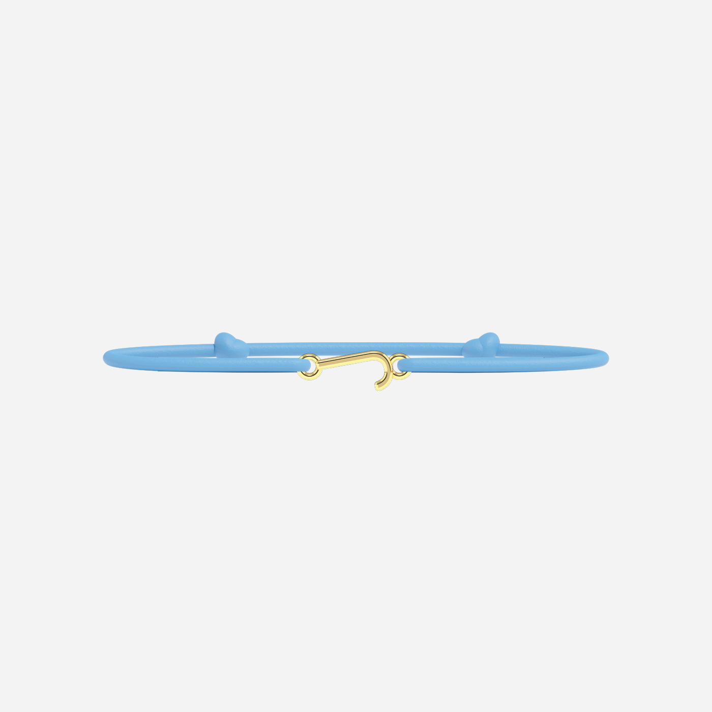 Pulsera Letras Doradas - Niño - Azul Cielo