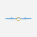 Pulsera Letras Doradas - Niño - Azul Cielo
