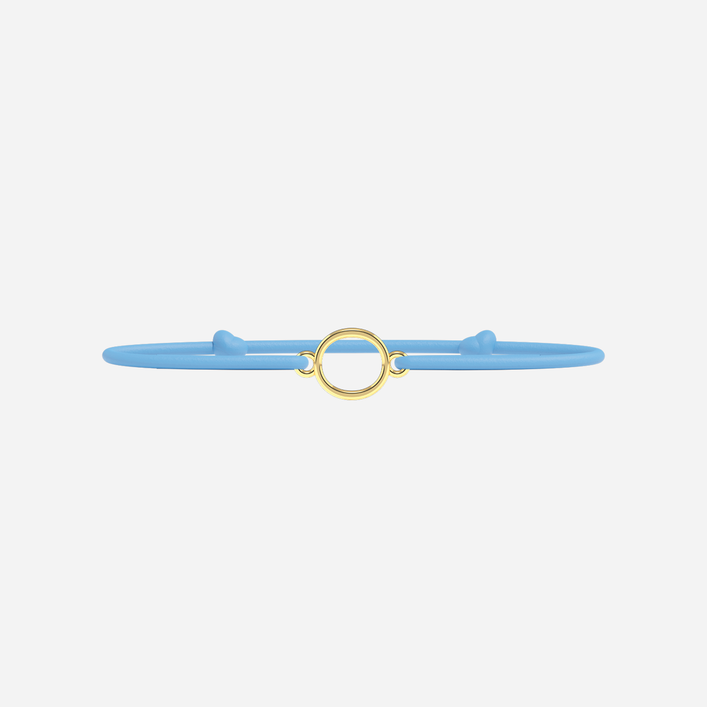 Pulsera Letras Doradas - Niño - Azul Cielo