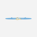 Pulsera Letras Doradas - Niño - Azul Cielo