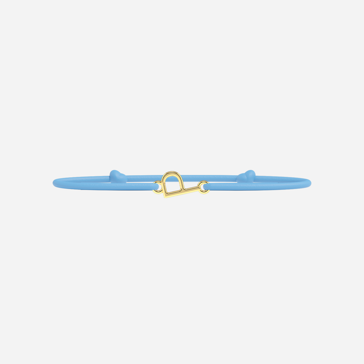Pulsera Letras Doradas - Niño - Azul Cielo