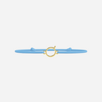 Pulsera Letras Doradas - Niño - Azul Cielo