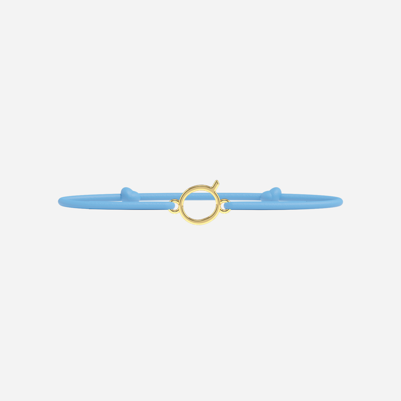 Pulsera Letras Doradas - Niño - Azul Cielo