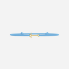 Pulsera Letras Doradas - Niño - Azul Cielo