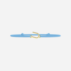 Pulsera Letras Doradas - Niño - Azul Cielo