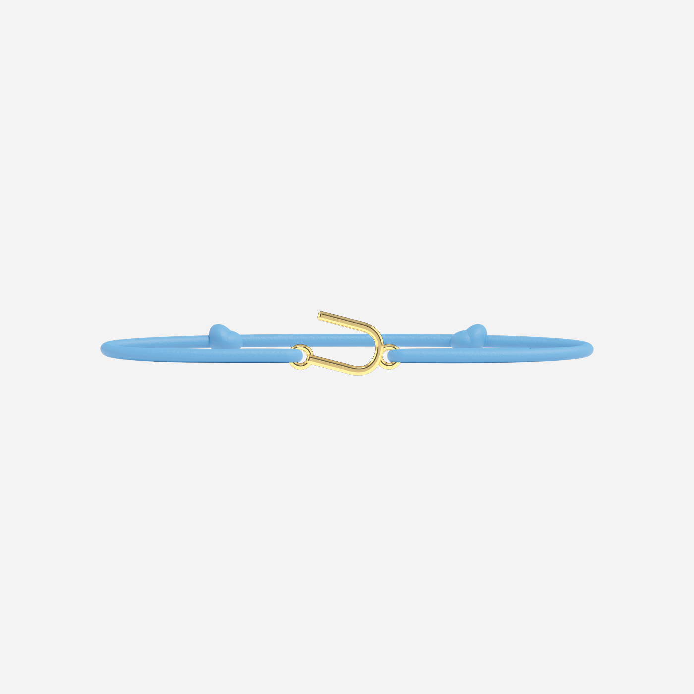 Pulsera Letras Doradas - Niño - Azul Cielo