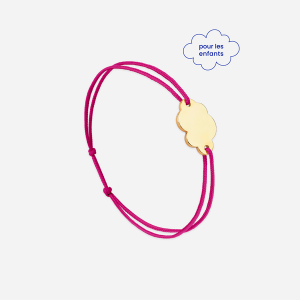 Bracelet Nuage Rose Fushia - Rose Fuchsia
