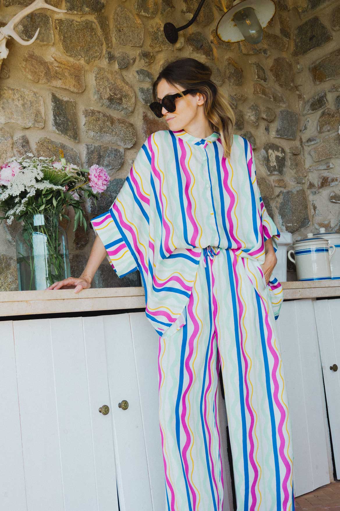 Camisa Maud Líneas Arcoiris