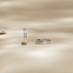 Boucles D'Oreilles "Anneau Pm" Diamants 0,06Ct/20 - Or Blanc