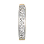 Boucles D'Oreilles "Anneau Pm" Diamants 0,06Ct/20 - Or Jaune 375/1000