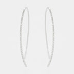 Boucles D'Oreilles "Lianes Précieuses" Diamant 0,150/50 - Or Blanc