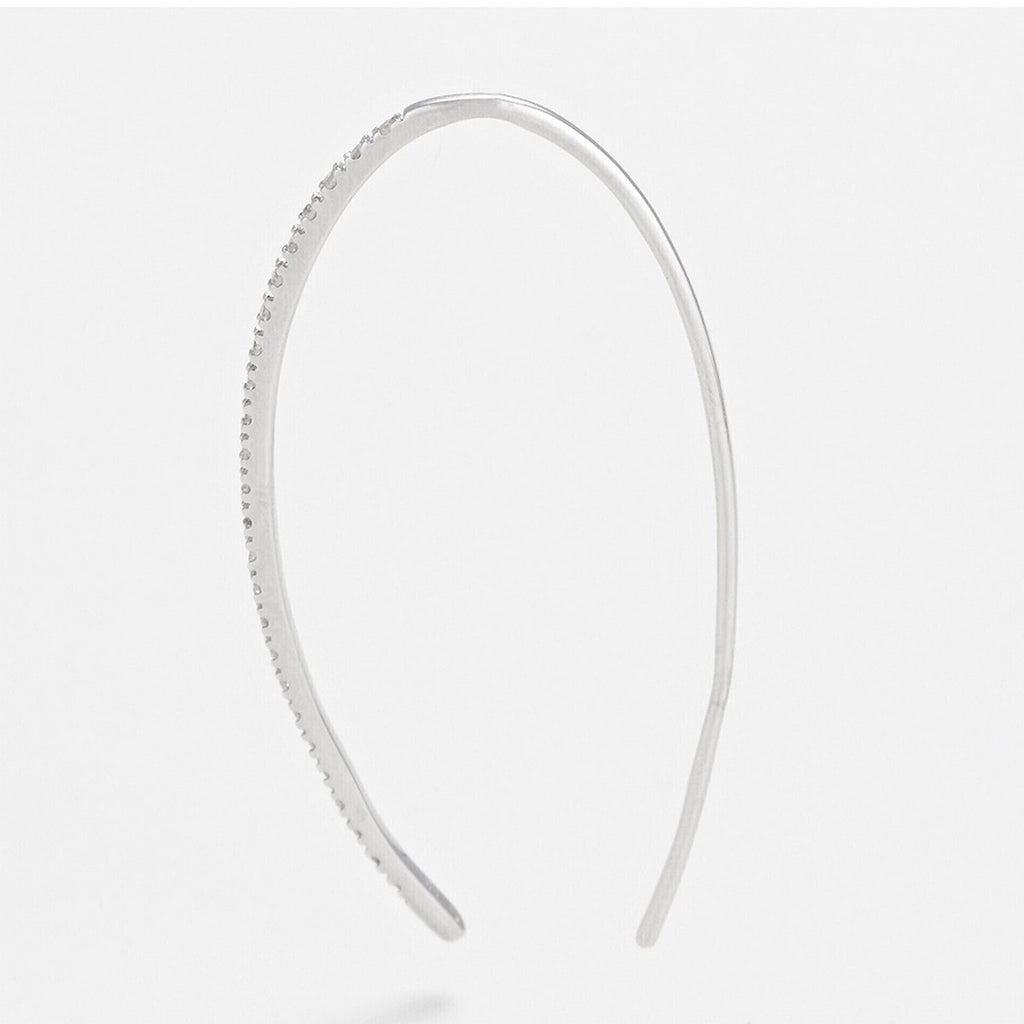 Boucles D'Oreilles "Lianes Précieuses" Diamant 0,150/50 - Or Blanc