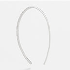 Boucles D'Oreilles "Lianes Précieuses" Diamant 0,150/50 - Or Blanc