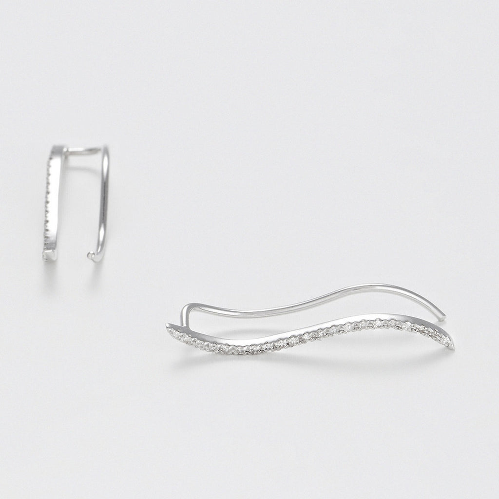 Orecchini Climber "Vagues De Diamants" D0,13/42