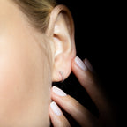 "Perfect Creole" Earrings D0.08/42 - 375/1000 White Gold