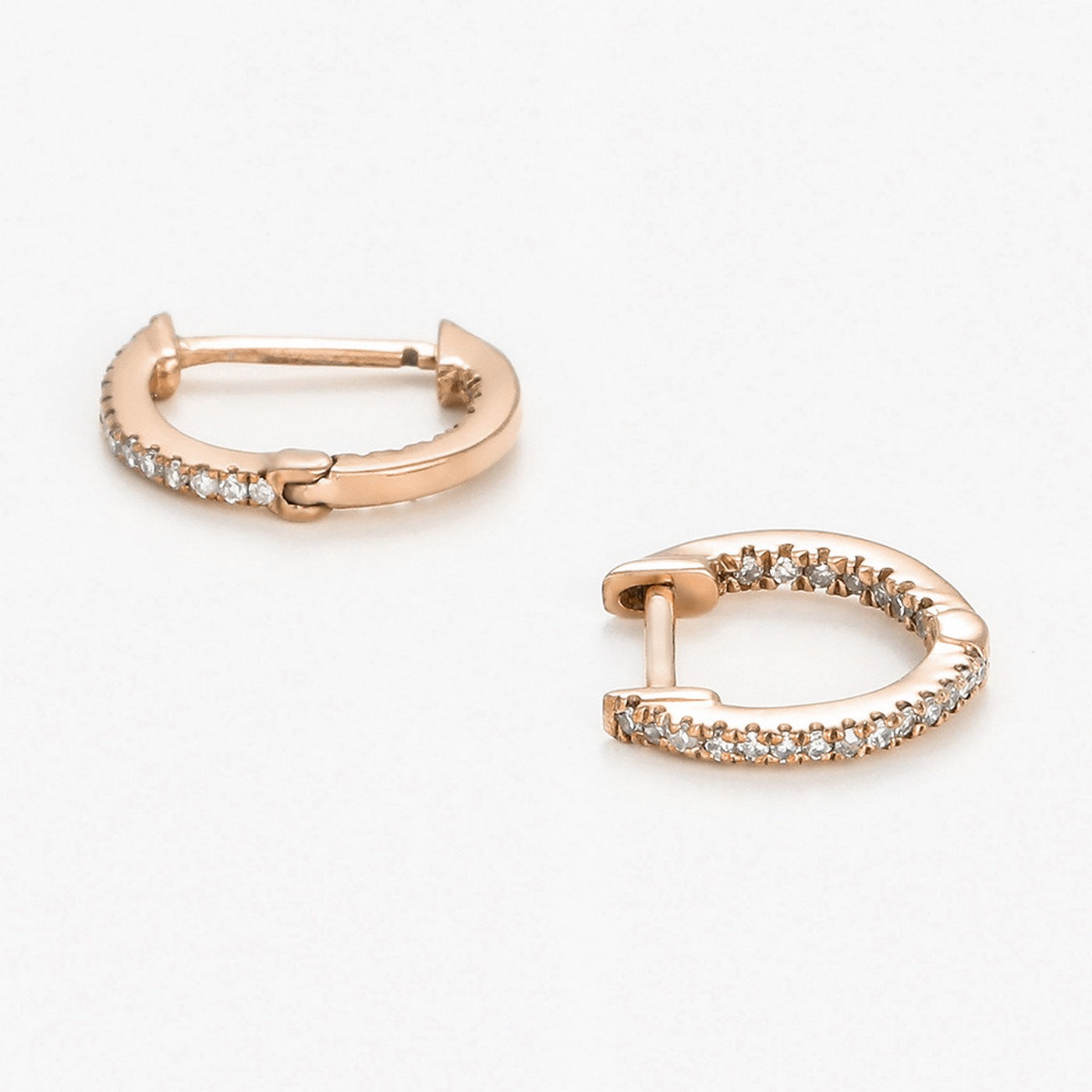Pendientes "Criolla Perfecta" D0.08/42 - Oro Rosa 375/1000