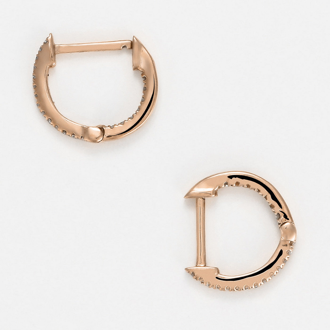 Pendientes "Criolla Perfecta" D0.08/42 - Oro Rosa 375/1000