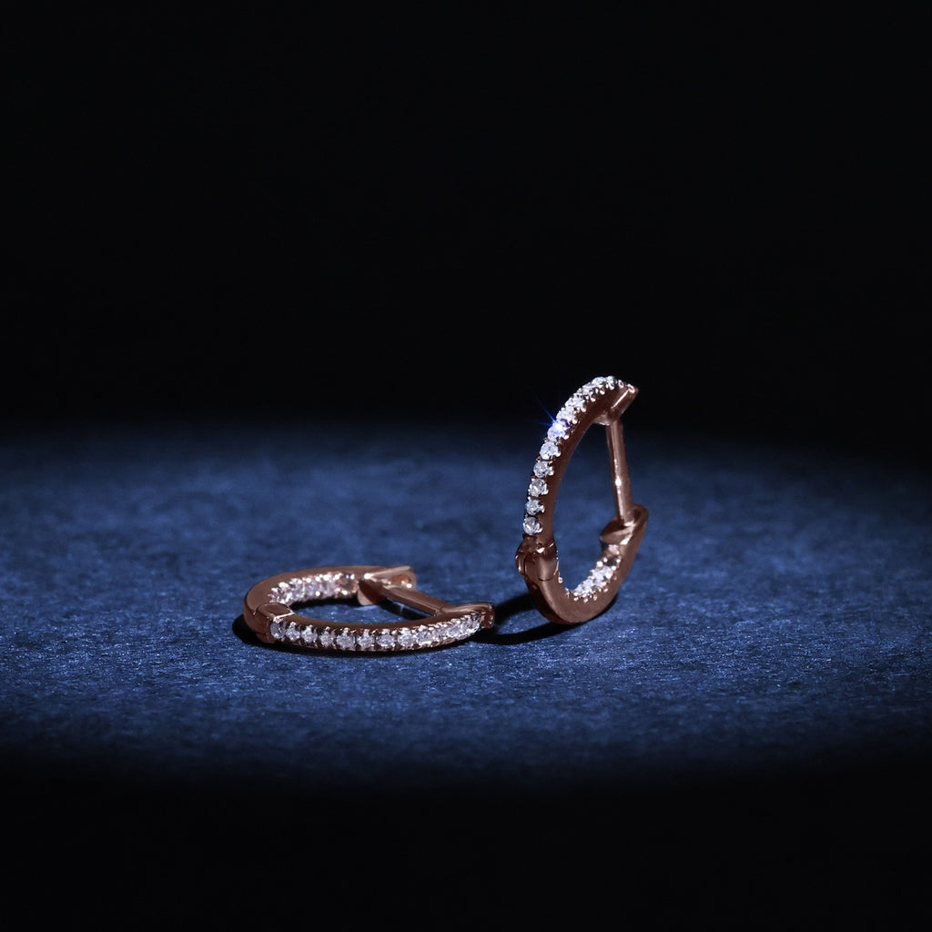 Pendientes "Criolla Perfecta" D0.08/42 - Oro Rosa 375/1000