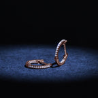 Pendientes "Criolla Perfecta" D0.08/42 - Oro Rosa 375/1000