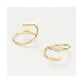 “Pretty Diamond Tourbillon” Earrings D0.03/10 – 375/1000 Yellow Gold