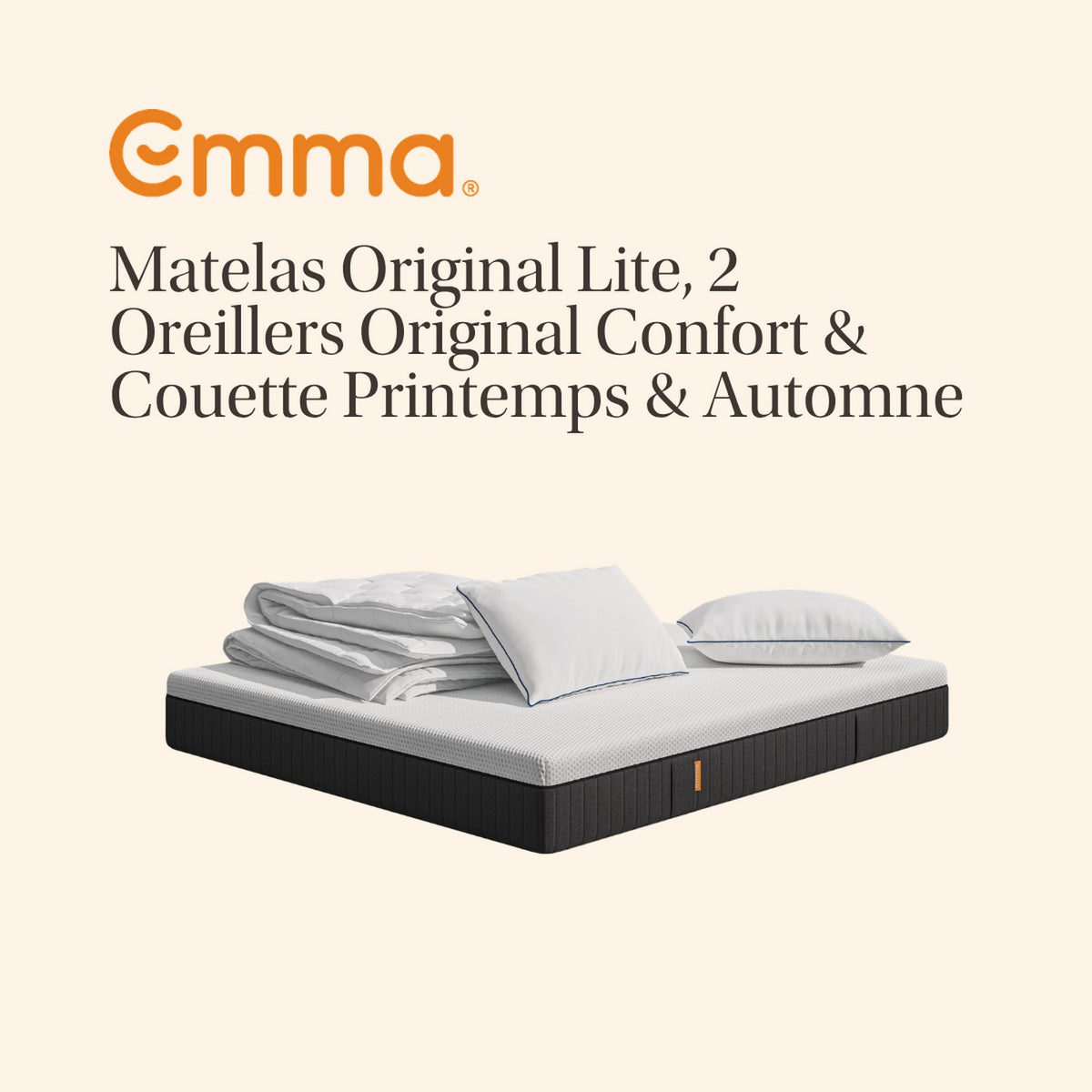 Paket – Original Lite Madrass + Original Confort Kudde/Kuddar + Vår- & Hösttäcke