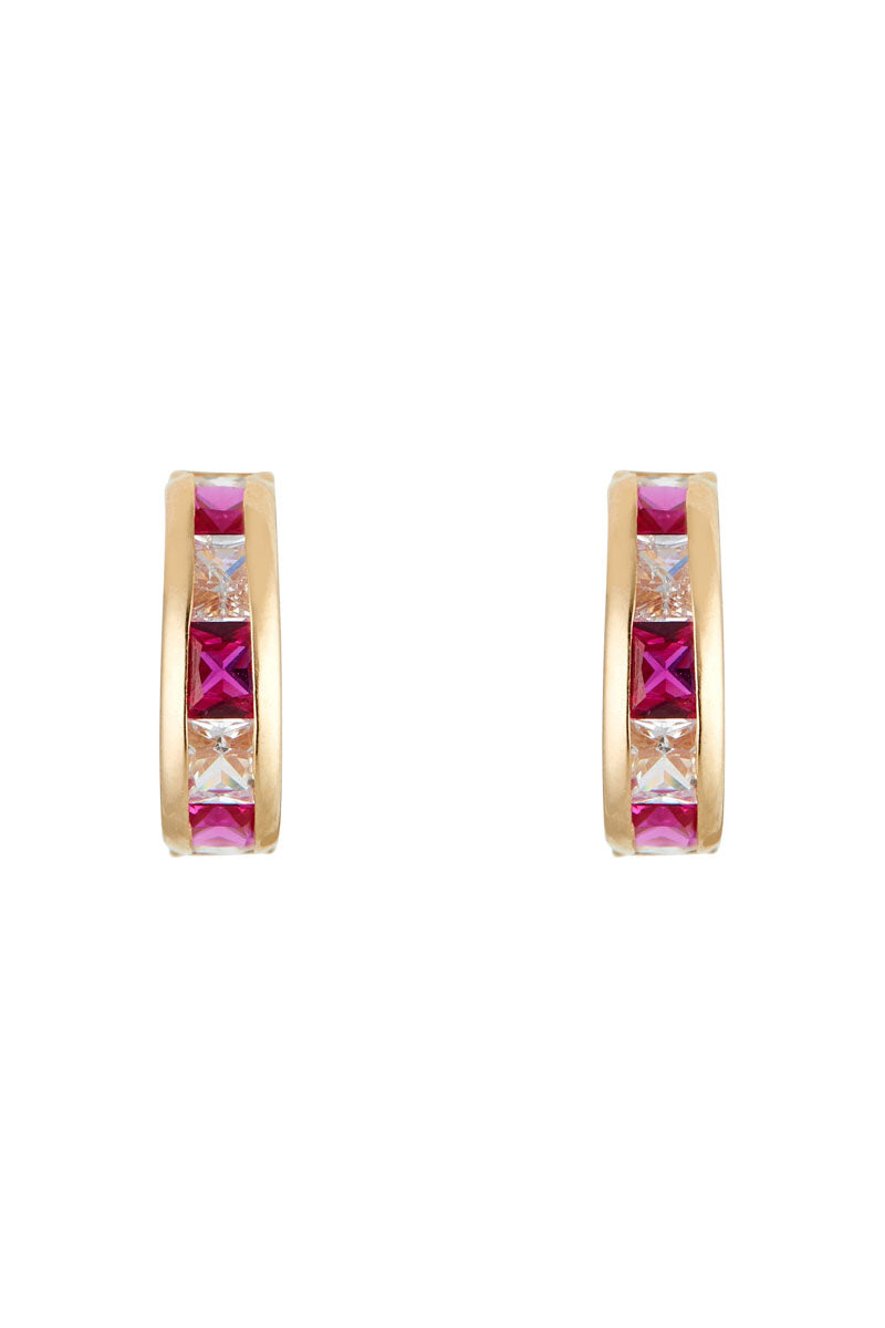 Boucles D'oreilles "Redarc" Or Jaune 375/1000