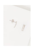Pendientes “Olvera” Oro blanco 375/1000 y Circonitas