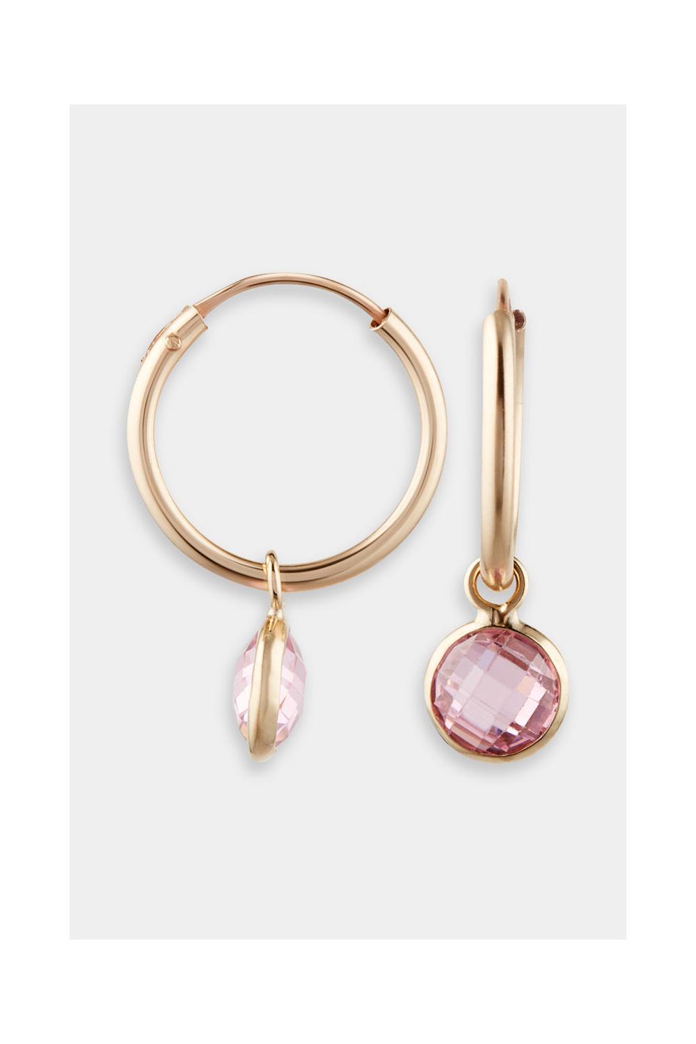 Pendientes “Rosa” Oro amarillo 375/1000