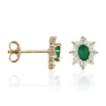 Pendientes “Margarita Esmeralda” 0.20Ct/2