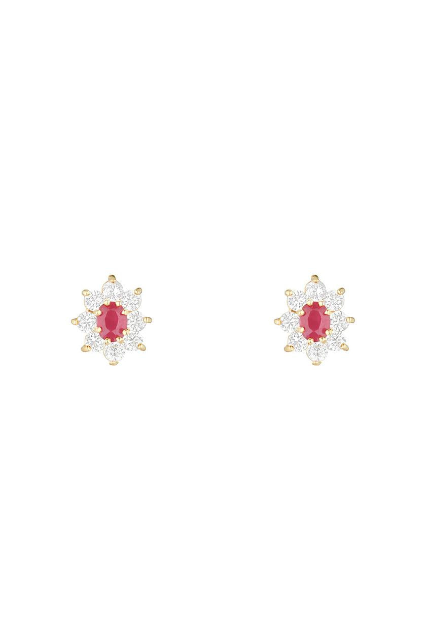 Pendientes “Rubí Margarita” 0.23Ct/2